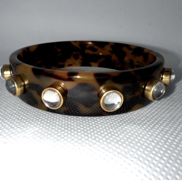 🆕 Tory Burch Authentic Tortoise Bangle At Awesome Prices To Buy Now & Save - Picture 6 of 7